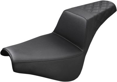 Sadel Saddlemen Step-Up Front W/passenger svart Softail 18-upp 818-30-173