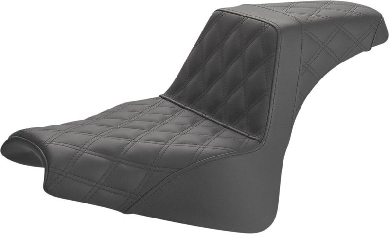 Sadel Saddlemen Step-Up Front Lattice svart Softail 18-23