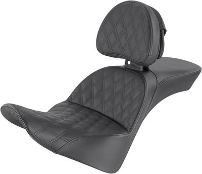 Sadel Saddlemen Explorer Lattice med ryggstöd Softail 18-upp