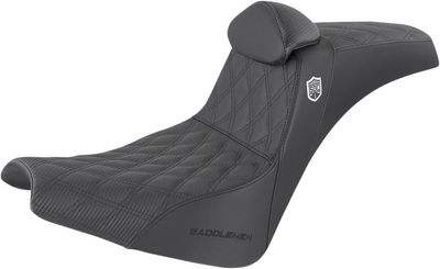 Sadel handtag Saddlemen SDC med ryggstöd Softail 18-upp