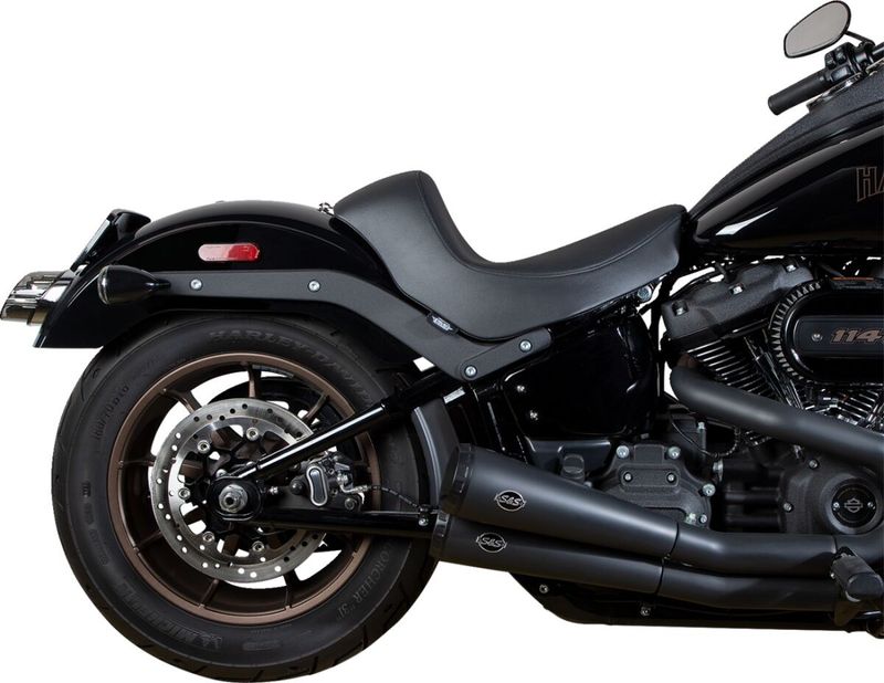 Solosadel Drag Specialties slät Softail 18-upp