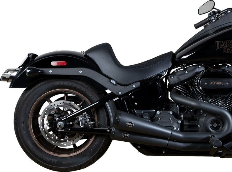 Solosadel Drag Specialties dubbel diamond Softail 18-upp 0802-1513