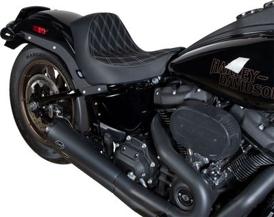 Solosadel Drag Specialties dubbel diamond Softail 18-upp 0802-1514