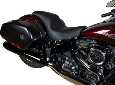 Sadel Drag Specialties Predator slät vinyl Softail 18-upp