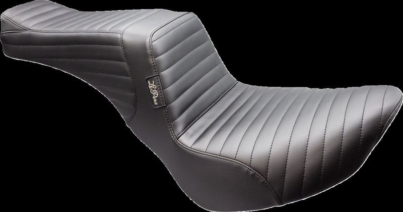 Sadel Le Pera Tailwhip Pleated svart Softail 18-upp
