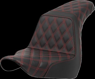Sadel Saddlemen Lattice Step-Up Softail 18-upp röd
