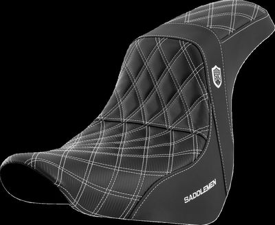 Sadel handtag Saddlemen SDC vit Softail 18-upp
