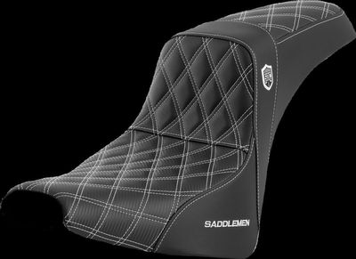 Sadel handtag Saddlemen SDC Softail 18-23 vit
