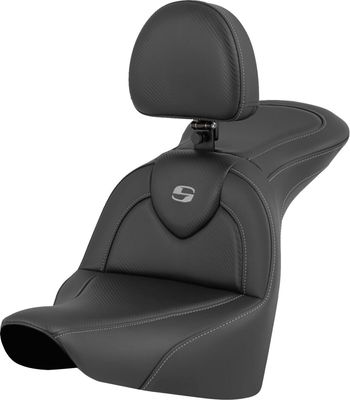 Sadel Saddlemen RoadSofa med ryggstöd Softail 18-upp 818-27-185BR