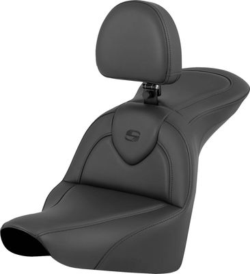 Sadel Saddlemen RoadSofa med ryggstöd Softail 18-upp 818-27-187BR