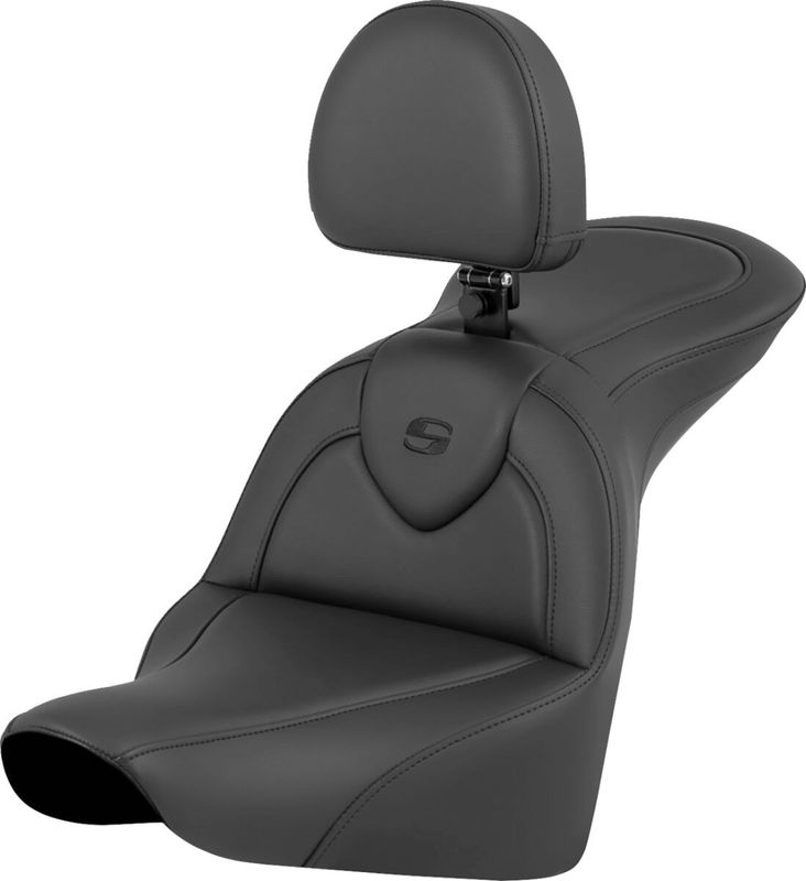 Sadel Saddlemen RoadSofa med ryggstöd Softail 18-upp 818-27-187BR