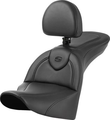 Sadel Saddlemen RoadSofa med ryggstöd Softail 18-upp 818-33-187BR