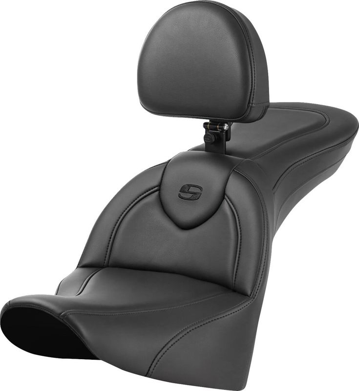 Sadel Saddlemen RoadSofa med ryggstöd Softail 18-upp 818-33-187BR