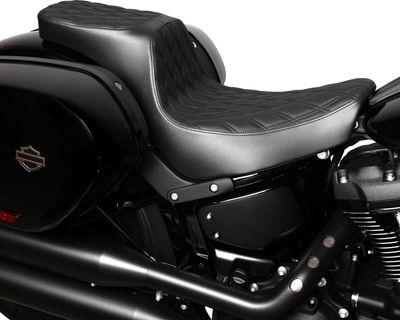 Sadel Drag Specialties Predator 2 dubbel diamond Softail 18-upp svart