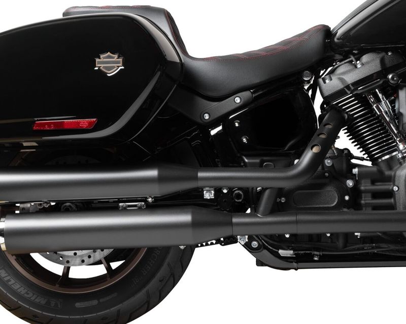 Sadel Drag Specialties Predator 2 dubbel diamond Softail 18-upp röd