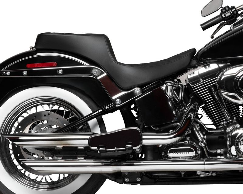 Sadel Drag Specialties Predator 2 svart vinyl Softail 00-17