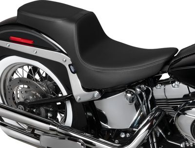 Sadel Drag Specialties Predator 2 slät Softail 00-17