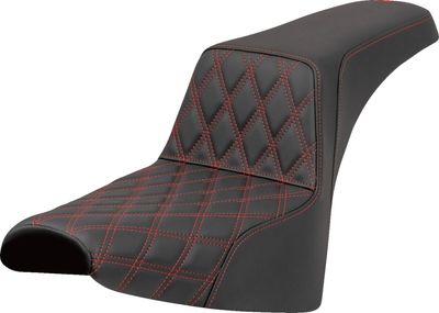 Sadel Saddlemen Lattice Step-Up Softail 18-23 röd