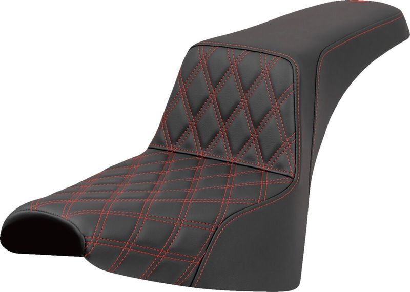 Sadel Saddlemen Lattice Step-Up Softail 18-23 röd