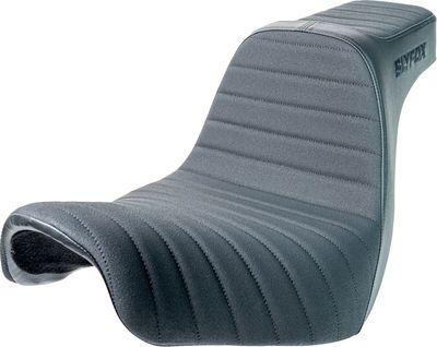 Sadel Slyfox Noon vinyl Softail 18-24 svart