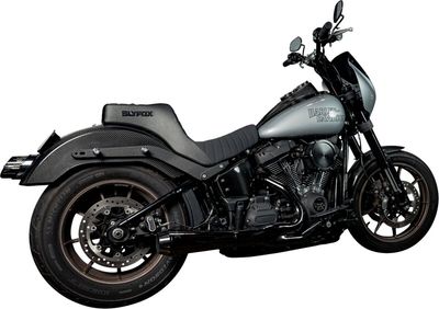 Sadel Slyfox Noon vinyl Softail 18-24 svart