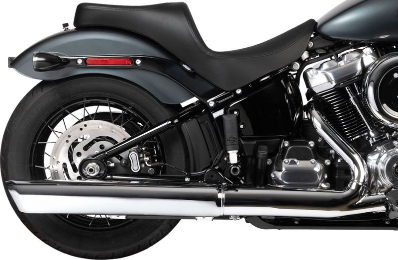 Touringsadel Drag Specialties Freedom vinyl slät Softail 18-upp