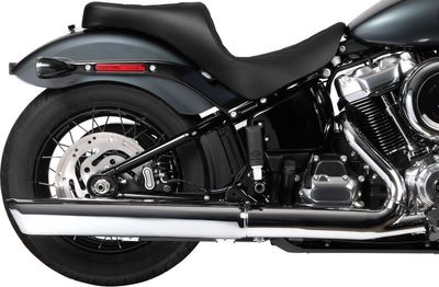 Touringsadel Drag Specialties Freedom vinyl dubbel diamond Softail 18-upp svart