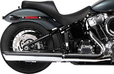 Touringsadel Drag Specialties Freedom läder slät Softail 18-upp