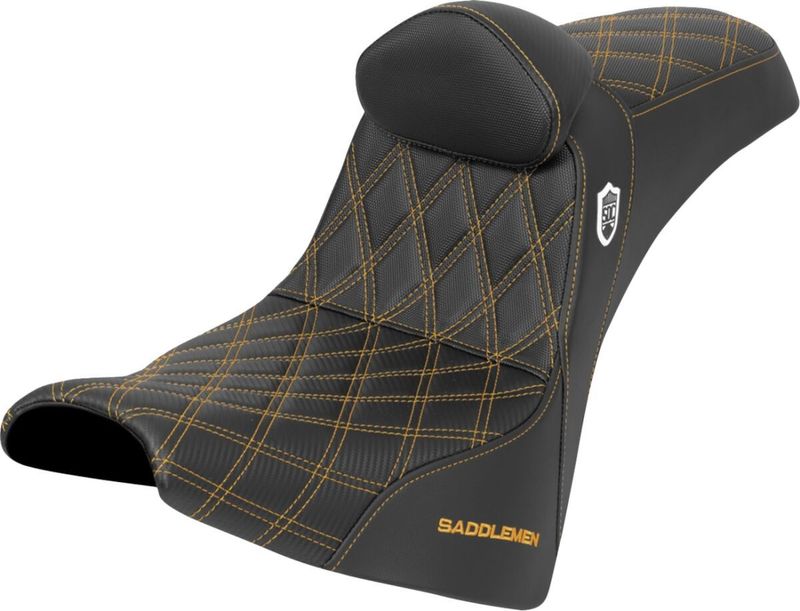 Sadel handtag Saddlemen SDC Series Performance Softail 18-upp guld