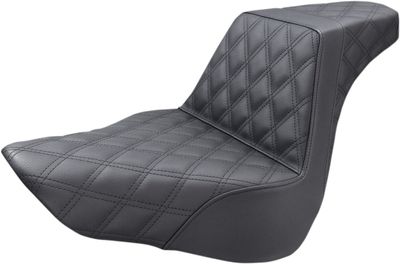 Sadel Saddlemen Step-Up Ls-step Lattice svart Softail 18-upp
