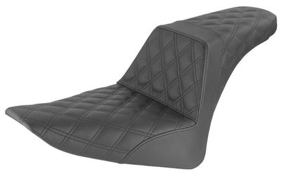 Sadel Saddlemen Step-Up Ls-step Lattice svart Softail 11-17