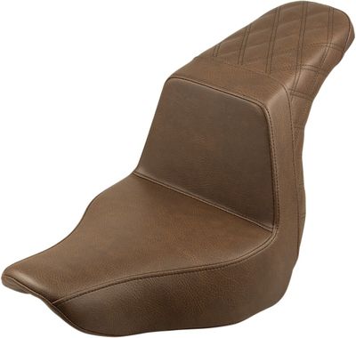 Sadel Saddlemen Step-Up brun passagerare Softail 18-upp
