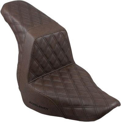 Sadel Saddlemen Step-Up brun Softail 18-upp