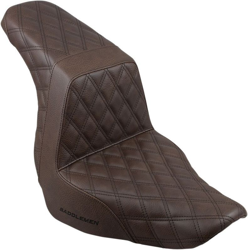 Sadel Saddlemen Step-Up brun Softail 18-upp