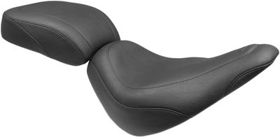 Passagerarsadel Mustang Wide Tripper svart Softail FLS