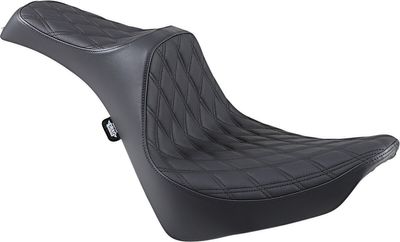 Sadel Drag Specialties Predator III dubbel Softail 18-24 svart