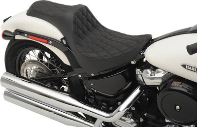 Sadel Drag Specialties Predator III dubbel Softail 18-24 svart