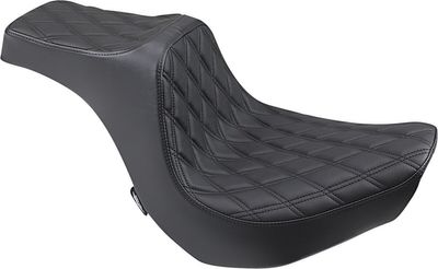 Sadel Drag Specialties Predator III Diablk dubbel Softail 18-24