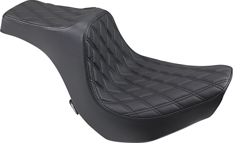 Sadel Drag Specialties Predator III Diablk dubbel Softail 18-24