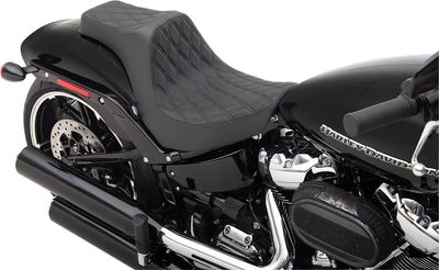 Sadel Drag Specialties Predator III Diablk dubbel Softail 18-24