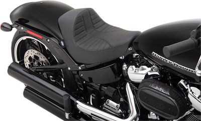 Sadel Drag Specialties solo Scorpion vinyl svart
