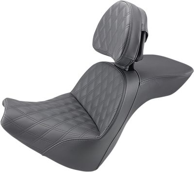Sadel Saddlemen Explorer Lattice med ryggstöd Softail 18-23