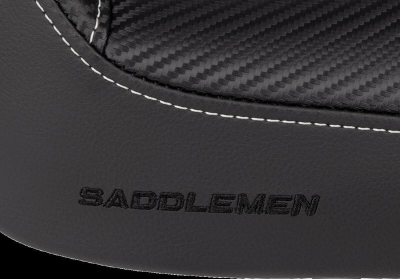 Solosadel Saddlemen Dominator Saddlegel vinyl kolfiber Dyna 96-03