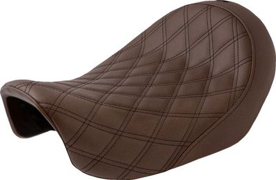 Solosadel Saddlemen Renegade Lattice Saddlegel vinyl Dyna 06-17 brun