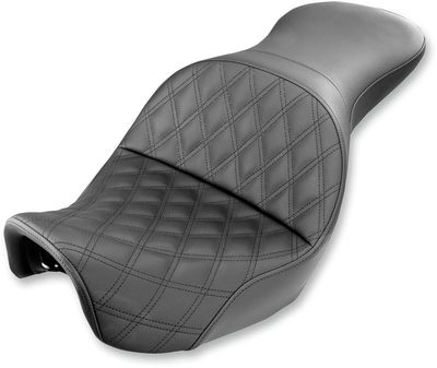 Sadel Saddlemen Explorer Lattice Saddlegel vinyl svart Dyna 06-17