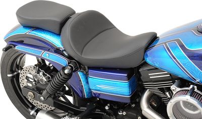 Solosadel Drag Specialties EZ Glide II svart dubbel diamond Dyna 06-17, Softail 00-17