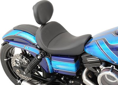Solosadel Drag Specialties EZ Glide II svart dubbel diamond Dyna 06-17, Softail 00-17