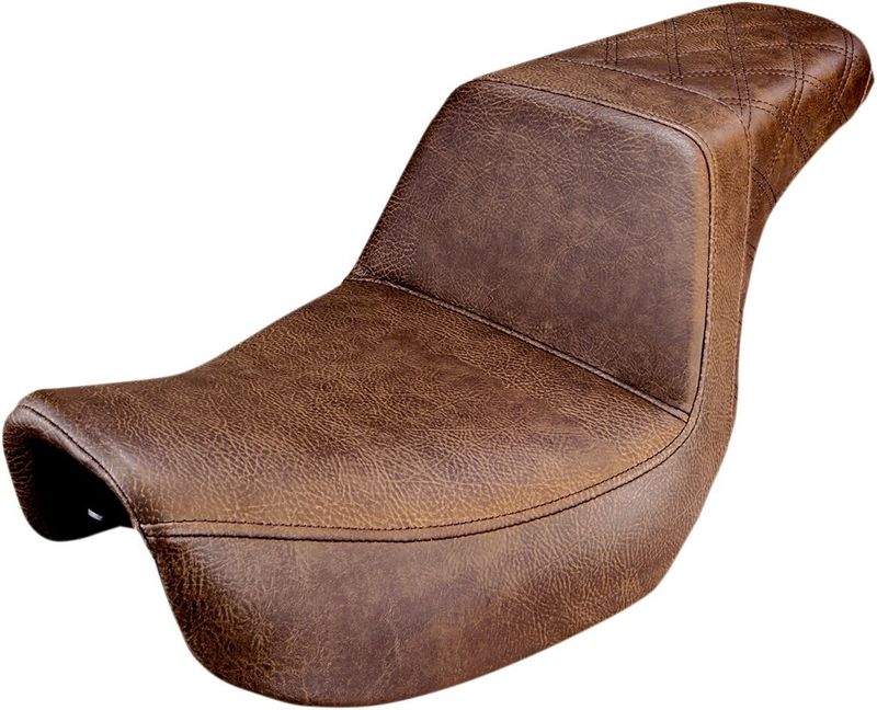 Sadel Saddlemen Step-Up Saddlehyde brun bak Dyna 06-17
