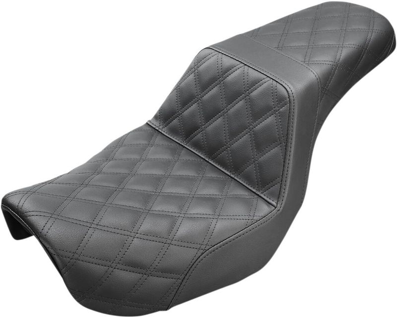 Sadel Saddlemen Step-Up Front W/passenger svart Dyna 06-17