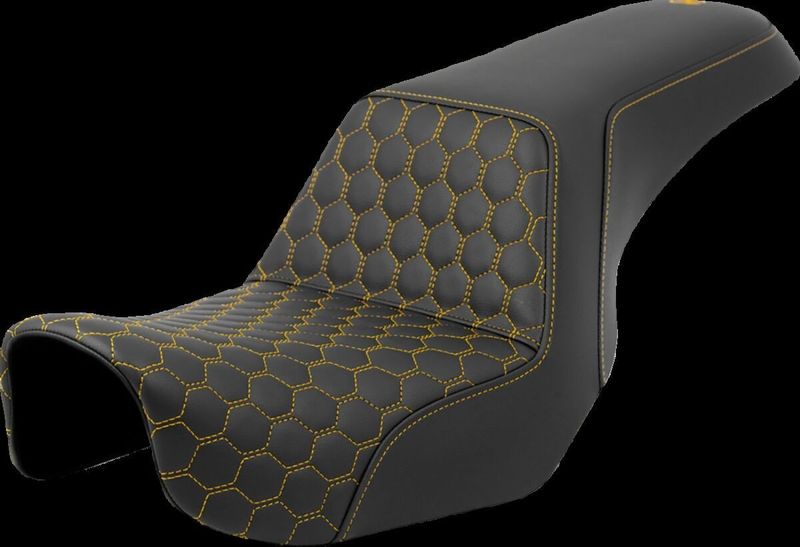 Sadel Saddlemen Honeycomb Step-Up Dyna 06-17 guld